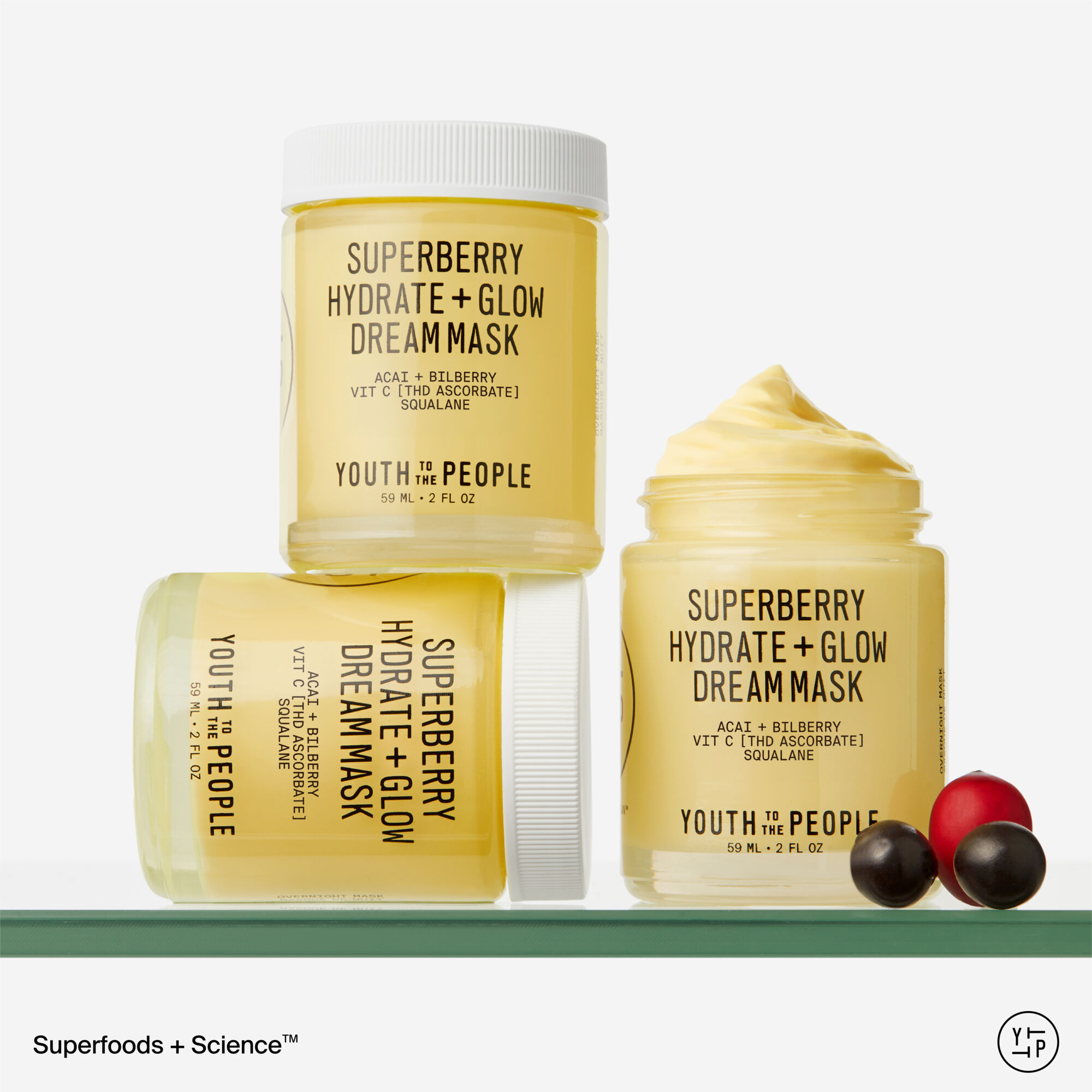 Superberry Hydrate + Glow Dream Mask | Youth To The People